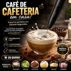 Mini Mixer Elétrico Recarregável USB 3 Velocidades Batedor de Leite Café Cappuccino Matcha Ovos Creme Espumador Portátil