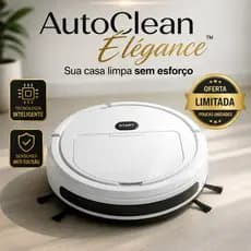 Robô Aspirador Inteligente AutoClean Élégance Recarregável 2800Pa Limpeza Automática Casa