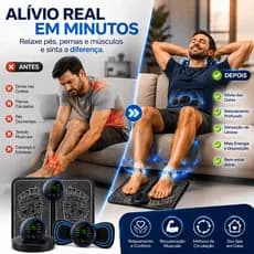 🔥 MASSAGEADOR EMS PÉS E CORPO – ALÍVIO IMEDIATO DAS DORES, RELAXAMENTO E RECUPERAÇÃO MUSCULAR