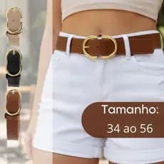 Cintos Feminino ( 3 cm Largura) do P ao G2 Plus Size para Calça Vestido Short Saia Jeans