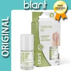 Base Fortificante Vegana Croma Nail Blant 8x1 8,5ml - Proteção Avançada contra Fungos e Bactérias