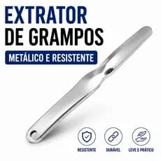 Extrator De Grampos Aço Inoxidável Removedor De Grampos Papel
