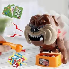 Jogo Buldogue Pega Ossos Cachorro Brinquedo Infatil Pegadinha Diversão Menino Menina