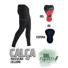 Calça Ciclismo BEFAST Masculina Forro ESPUMA ou GEL Com Bolso BIKE/MTB/SPEED/CICLISTA/BICICLETA