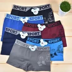 Kit  Cuecas Boxer Infantil Menino Criança e Juvenil 2/5/10 Peças  2 a 16 Anos Conforto e Qualidade