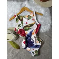 Maio Forrado Para Banho Bory Body Feminino Maio No Suplex Estampado Piscina Praia Verao