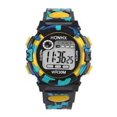 Relógio De Pulso Infantil Esportivo Com Pulseira De Silicone À Prova D'água LED Digital Para Crianças