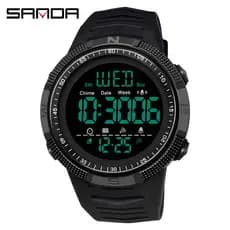 Sanda Moda Militar Relógios Homens 50 M À Prova D 'Água Mens Sports Relógios Led Relógios De Pulso Eletrônico 6014Sanda Moda Militar Relógios Homens 50 M À Prova D 'Água Mens Sports Relógios Led Relógios De Pulso Eletrônico 6014