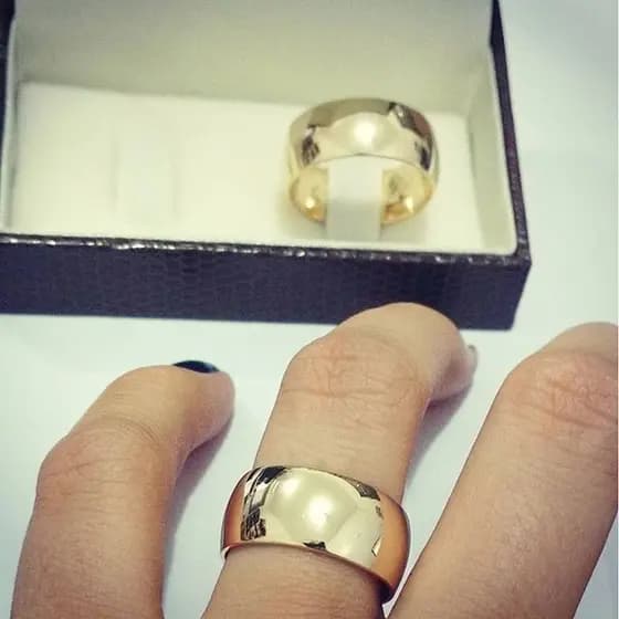 Par alianças de Casamento tungstênio 8mm B.D Moeda Antigav