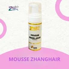 Mousse Capilar ZhangHair Modelador Profissional Fixação Duradoura Anti Frizz
