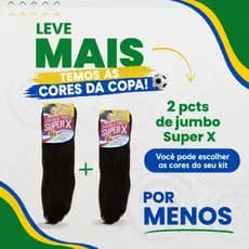 KIT 2 PACOTE DE JUMBO SUPER X