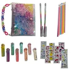 Papelaria Kit Fofa Diversos Itens Fofos Criativos Presente