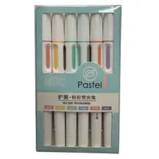 MARCA TEXTO KIT COM DIVERSAS CORES CANETA SEM BORRÕES