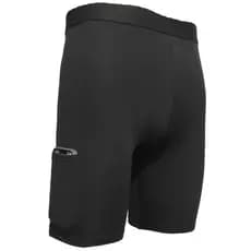 Bermuda Térmica Masculina com Bolso Segunda Pele Corrida Ciclismo Bicicleta Proteção UV Esportes