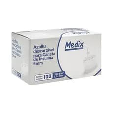 Agulha para Caneta de Insulina 5mm 31G Medix