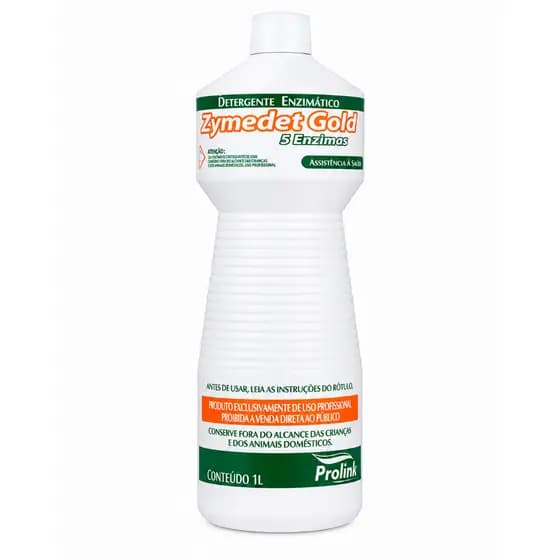 Detergente Enzimático Zymedet 1L - Limpeza Profunda para Instrumentos Cirúrgicos, Amigável com Materiais Sintéticos