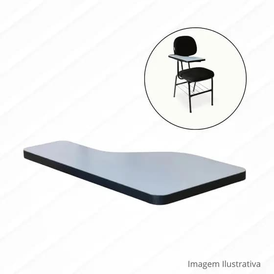 Prancheta Escolar para Cadeira Universitária em MDF Resistente
