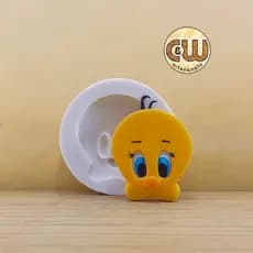 Molde Silicone Piu-Piu / Passarinho / Looney Tunes  - Decoração, Confeitaria e Artesanato – Biscuit - Festa