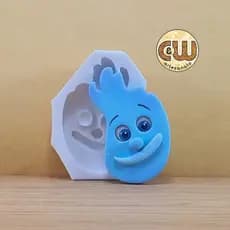 Molde Silicone Elementos - Gota D'agua  - Decoração, Confeitaria e Artesanato – Biscuit - Festa