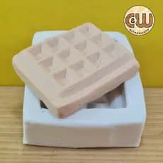 Molde Silicone Waffer Biscoito / Bolacha Confeitaria e Artesanato - Festa