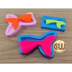 Molde Silicone Conjunto c/ 3 Rabos de Sereia / Fundo do Mar - Decoração, Confeitaria e Artesanato – Biscuit - Festa