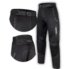 Calça TEXX Ronin Air V2 Moto Masculina Ventilada Mesh 600D Proteção CE Refletiva Ajuste Conforto