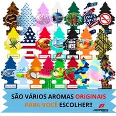2 Unidades Cheirinho Carro Little Trees Pinheirinho Diversos Sabores Aromatizador Carro Original