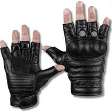 Luva Motociclista Couro Texx Liberty Meio Dedo moderna e estilosa, confortável e possui fluxo de ar