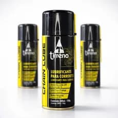 Lubrificante de Corrente Moto Tirreno Chain Lube Spray 200ml Alta Aderência Resistente Água Lama