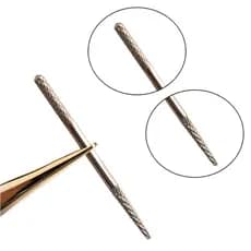 Broca Tungstênio Ponta Dupla 2 em 1 Para Cutículas/ Limpeza/ Remoção da Unha Natural