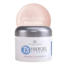 Gel Unha Hard Star Nail T3 Begônia Fibergel 28 Gr (Brazilian Flowers) Construção