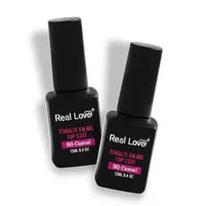 kit Top Coat Unha Gel Real Love 12 Ml(no Cleanse)Uv/Led 2 unidades