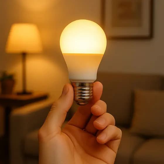 Lâmpada Amarela LED 12w Bivolt 3000k Casa e Decoração