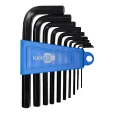 Jogo De Chave Allen 1,5 A 10mm 10 Peças Fosfatizada Estojo