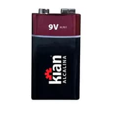 Pilha Bateria Alcalina 9V 6LR61 Alta Performance