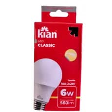 2 Lampada LED 6w Luz Amarela 3000k Economica Bivolt