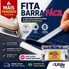 Fita Barra Fácil ® ORIGINAL- bainha Barra Calça Jeans Roupa Bainha cortina Ferro