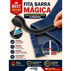 FITA BARRA MÁGICA® ORIGINAL- BARRA BAINHA CALÇA JEANS TECIDOS ROUPAS