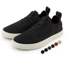 Tênis Meia Knit Slip On Masculino Masculino Casual Sapatênis Leve Respirável Sola PVC Numeração 37 ao 44