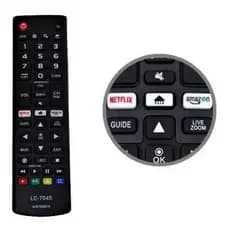 Controle Remoto Tv LG Smart Com Netflix E Amazon Le-7045