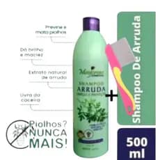 Shampoo Contra Piolho + Pente Aço