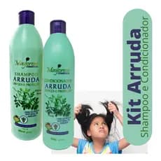 Kit Shampoo E Condicionador De Arruda  Mata Piolho E Lêndeas