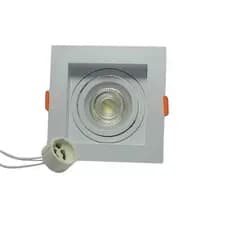 Kit Spot recuado MR16 embutir Dicroica Branco + lâmpada