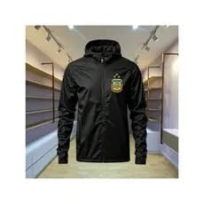 Jaqueta Masculina Blusa Corta Vento Motoqueiro Impermeável Selecao Argentina