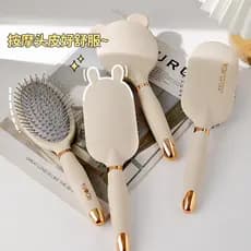 Airbag Pente Almofada de Ar Pente de Cabelo Longo Dedicado Pente de Cabelo Longo Cacheado Airbag Massagem Pente de Couro Meridiano Pente Fofo Doméstico Sem Nó