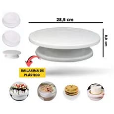 Bailarina Giratoria Para Bolos Pratos Giratorio de Bolos Boleira Doces Confeitar