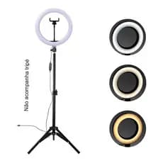 Ring Ligth Para Videos Fotos Youtuber Gravar Tik Tok Influencer Iluminadora