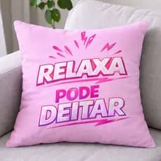 Kit 3 Capas de Almofada Criativas 45x45 Frases Engraçadas Decoração Moderna para Sofá