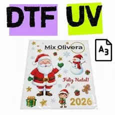DTF UV FOLHA A3 - LEIA DESCRIÇÃO, alta Qualidade Envio Rapido Mas tenha sua arte pronta Antes de Realizar o pedido