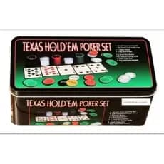 Jogo De Lata Poker Texas Hold'em Poker Set Profissional Lata